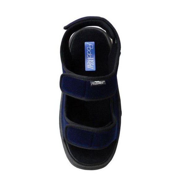 Chaussure post-opératoire Chut Podosolo marine vue de dessus PODOWELL Chaussure post-opératoire Chut Podosolo marine vue de dessus PODOWELL