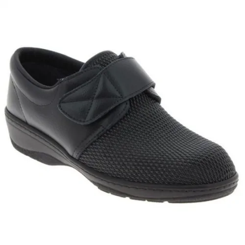 Chaussures orthopédiques Chut Psyche noir vue de côté PODOWELL