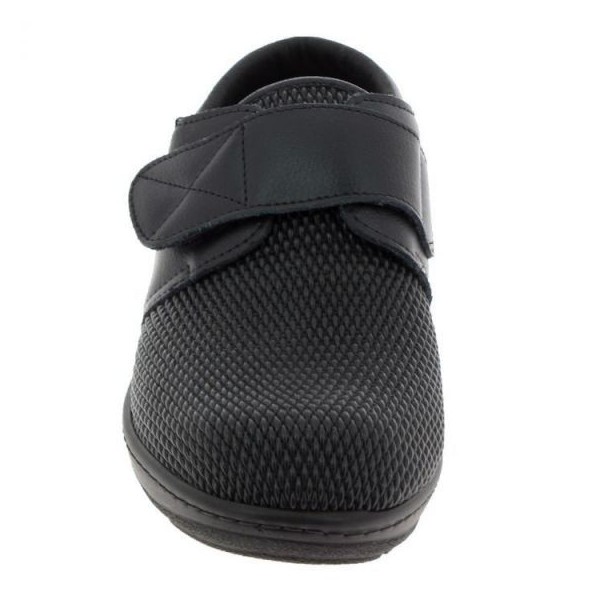 Chaussures orthopédiques Chut Psyche noir vue de face PODOWELL Chaussures orthopédiques Chut Psyche noir vue de face PODOWELL