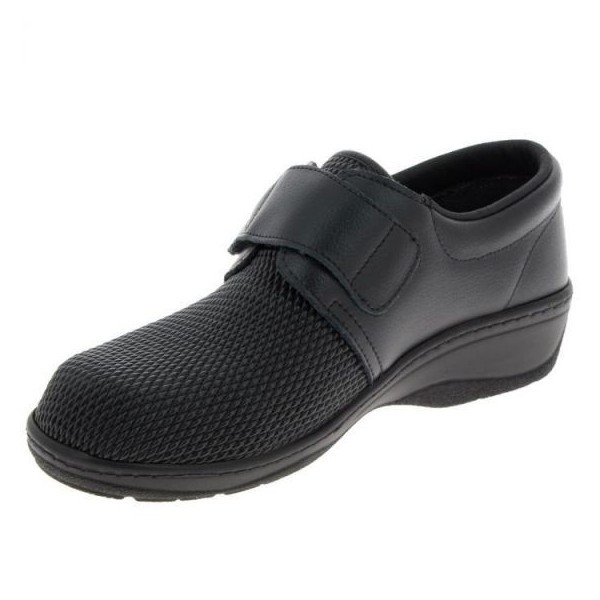 Chaussures orthopédiques Chut Psyche noir vue de côté PODOWELL Chaussures orthopédiques Chut Psyche noir vue de côté PODOWELL