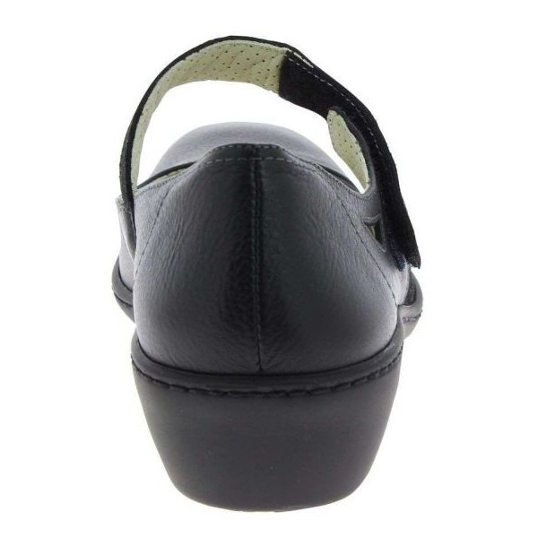 Chaussures orthopédiques Chut Serena noir vue de derrière PODOWELL Chaussures orthopédiques Chut Serena noir vue de derrière PODOWELL