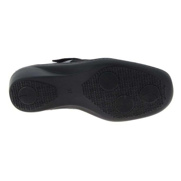 Chaussures orthopédiques Chut Serena noir vue de dessous PODOWELL Chaussures orthopédiques Chut Serena noir vue de dessous PODOWELL