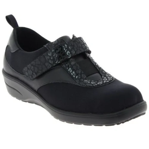 Chaussures orthopédiques Chut Siana noir vue de côté PODOWELL