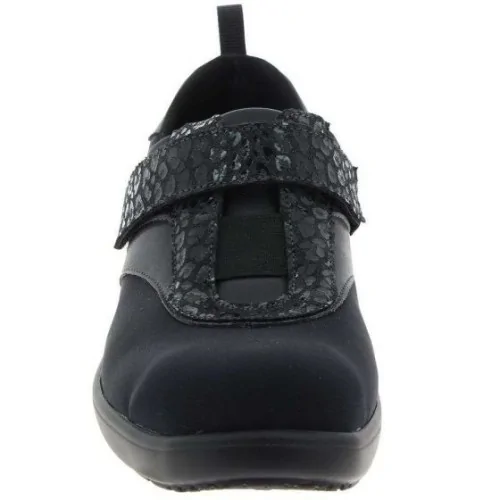 Chaussures orthopédiques Chut Siana noir vue de côté PODOWELL