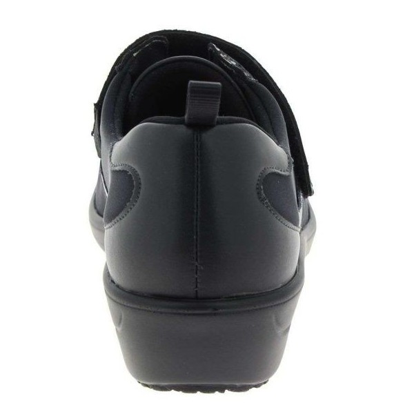 Chaussures orthopédiques Chut Siana noir vue de derrière PODOWELL