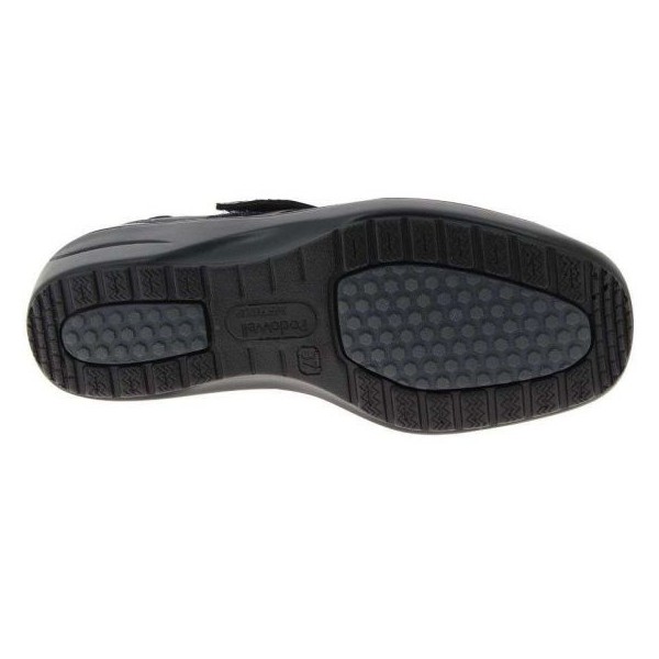 Chaussures orthopédiques Chut Siana noir vue de dessous PODOWELL Chaussures orthopédiques Chut Siana noir vue de dessous PODOWELL
