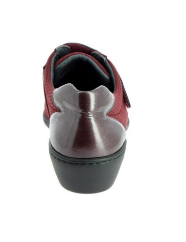 Chaussures de ville Chut Simona_smart bordeaux vue de derrière PODOWELL
