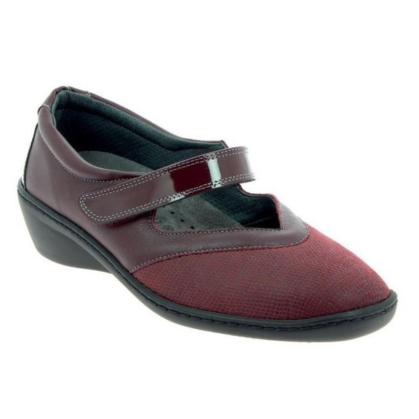 Chaussures de ville Chut Sophie_Prestige bordeaux vue de côté PODOWELL Chaussures de ville Chut Sophie_Prestige bordeaux vue de côté PODOWELL