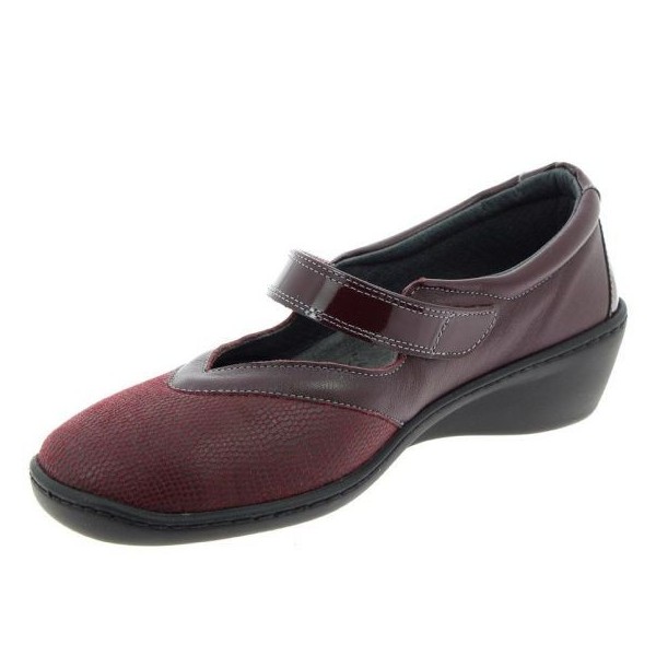 Chaussures de ville Chut Sophie_Prestige bordeaux vue de côté PODOWELL Chaussures de ville Chut Sophie_Prestige bordeaux vue de côté PODOWELL