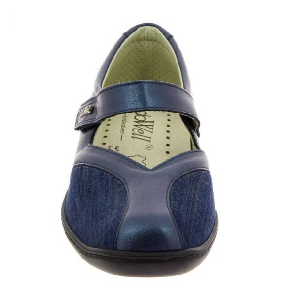 Chaussures de ville Chut Stadia marine vue de face PODOWELL Chaussures de ville Chut Stadia marine vue de face PODOWELL