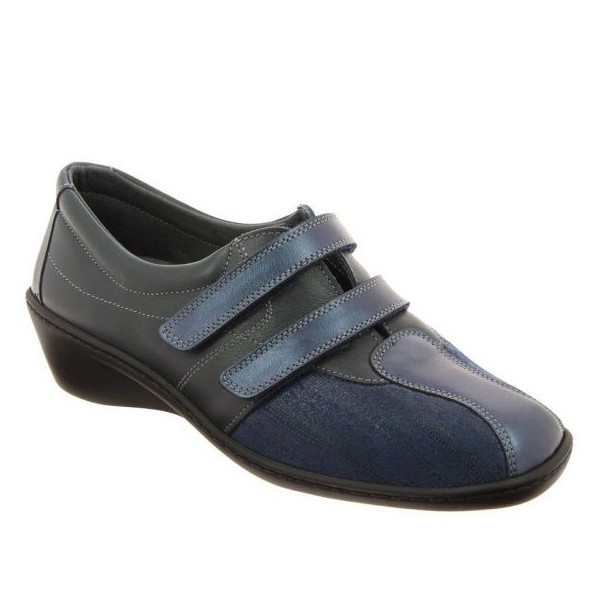 Chaussures orthopédiques Chut Strong marine vue de côté PODOWELL Chaussures orthopédiques Chut Strong marine vue de côté PODOWELL