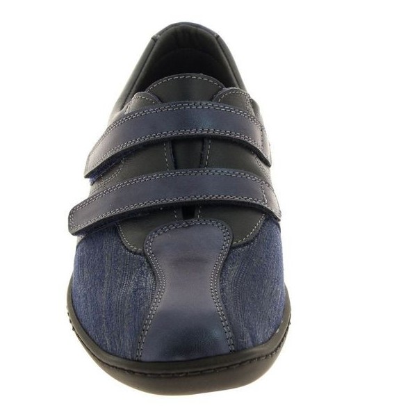 Chaussures orthopédiques Chut Strong marine vue de face PODOWELL Chaussures orthopédiques Chut Strong marine vue de face PODOWELL