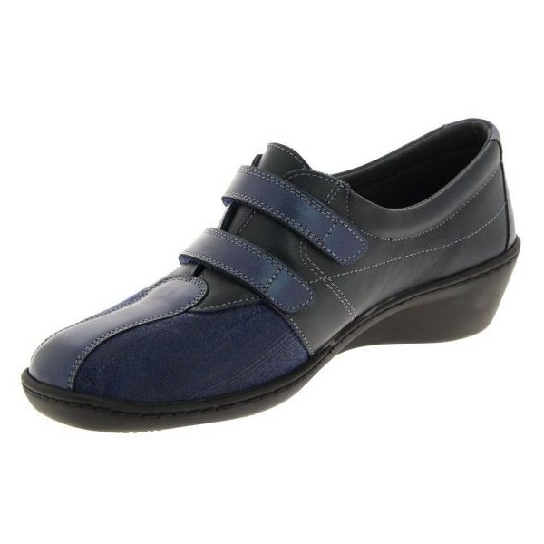 Chaussures orthopédiques Chut Strong marine vue de côté PODOWELL Chaussures orthopédiques Chut Strong marine vue de côté PODOWELL