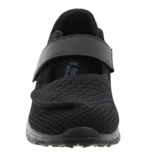 Baskets orthopédiques Chut Vadim noir vue de face PODOWELL Baskets orthopédiques Chut Vadim noir vue de face PODOWELL