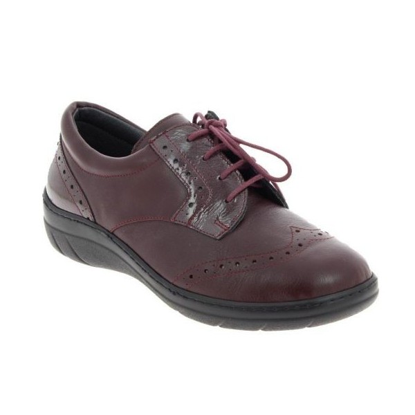 Chaussures orthopédiques Chut Venezia_D bordeaux vue de côté PODOWELL Chaussures orthopédiques Chut Venezia_D bordeaux vue de côté PODOWELL