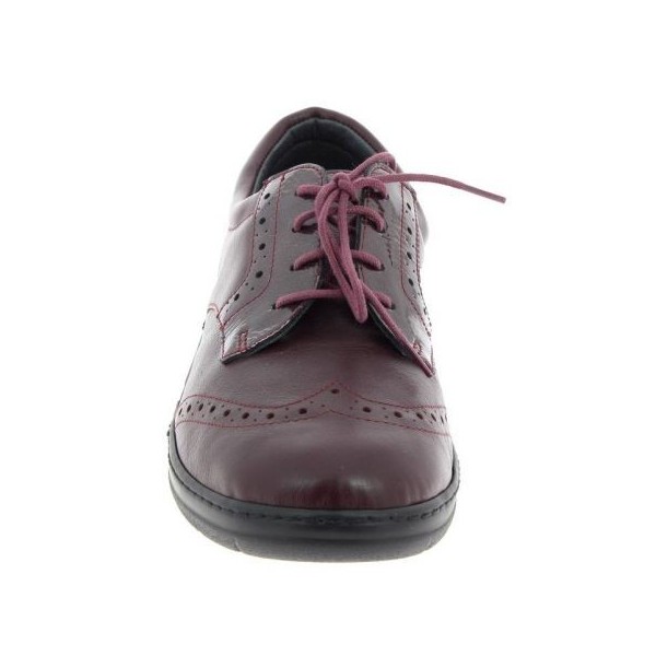Chaussures orthopédiques Chut Venezia_D bordeaux vue de face PODOWELL Chaussures orthopédiques Chut Venezia_D bordeaux vue de face PODOWELL