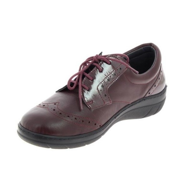 Chaussures orthopédiques Chut Venezia_D bordeaux vue de côté PODOWELL Chaussures orthopédiques Chut Venezia_D bordeaux vue de côté PODOWELL