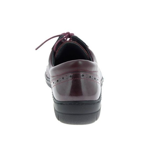 Chaussures orthopédiques Chut Venezia_D bordeaux vue de derrière PODOWELL Chaussures orthopédiques Chut Venezia_D bordeaux vue de derrière PODOWELL