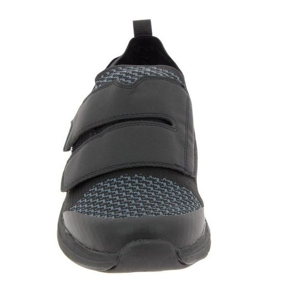 Chaussures détentes chut Veritable noir vue de face PODOWELL Chaussures détentes chut Veritable noir vue de face PODOWELL