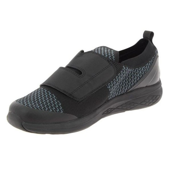 Chaussures détentes chut Veritable noir vue de côté PODOWELL Chaussures détentes chut Veritable noir vue de côté PODOWELL