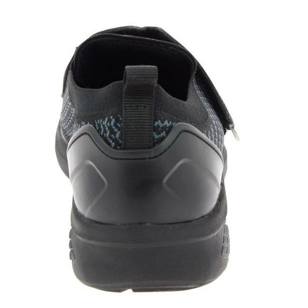 Chaussures détentes chut Veritable noir vue de derrière PODOWELL Chaussures détentes chut Veritable noir vue de derrière PODOWELL