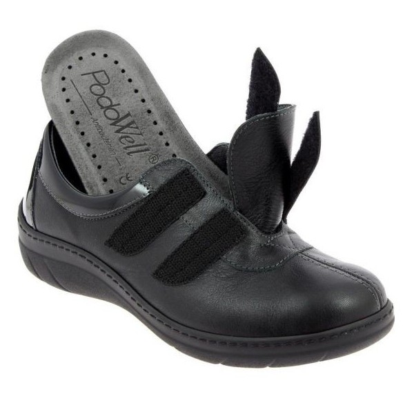 Chaussures de ville Chut Virginie noir vue de côté PODOWELL Chaussures de ville Chut Virginie noir vue de côté PODOWELL