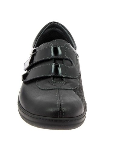 Chaussures de ville Chut Virginie noir vue de côté PODOWELL
