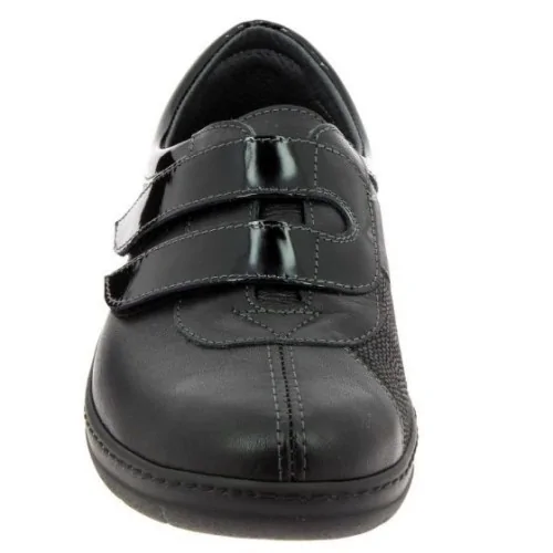 Chaussures de ville Chut Virginie noir vue de côté PODOWELL