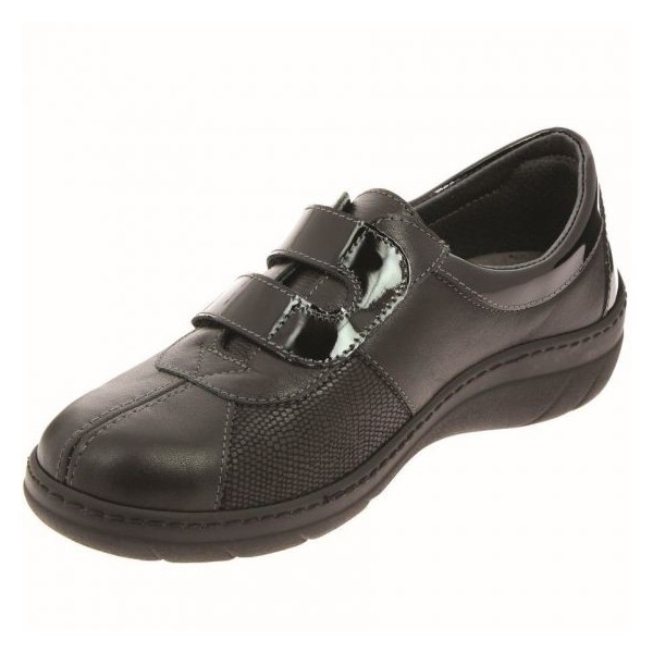 Chaussures de ville Chut Virginie noir vue de côté PODOWELL Chaussures de ville Chut Virginie noir vue de côté PODOWELL