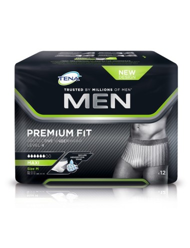 Paquet Tena For Men Premium Fit Niveau 4 Taille M