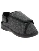 Chaussons orthopédiques chut Xavier noir vue de côté PODOWELL