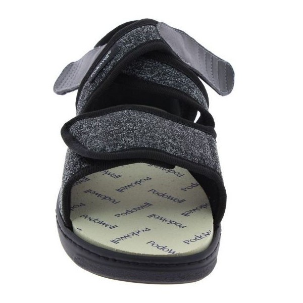 Chaussons orthopédiques Chut Xilo noir vue de face PODOWELL Chaussons orthopédiques Chut Xilo noir vue de face PODOWELL