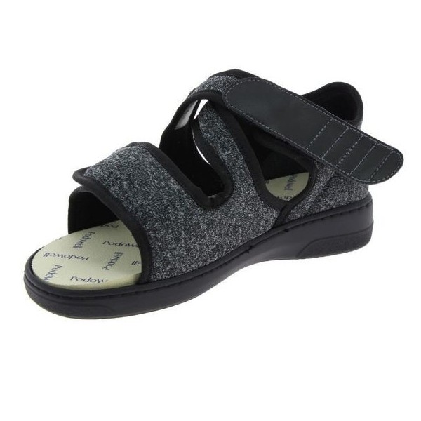 Chaussons orthopédiques Chut Xilo noir vue de côté PODOWELL Chaussons orthopédiques Chut Xilo noir vue de côté PODOWELL