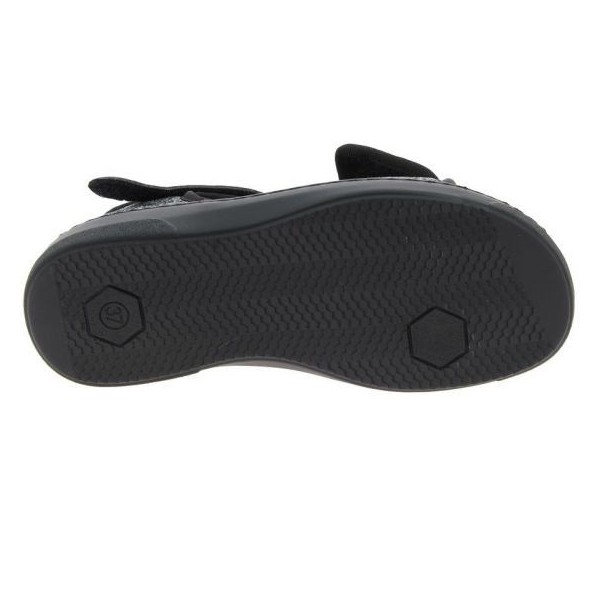Chaussons orthopédiques Chut Xilo noir vue de dessous PODOWELL Chaussons orthopédiques Chut Xilo noir vue de dessous PODOWELL