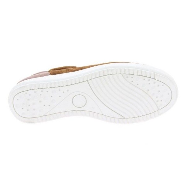 Baskets orthopédiques Chut Yvan camel vue de dessous PODOWELL Baskets orthopédiques Chut Yvan camel vue de dessous PODOWELL