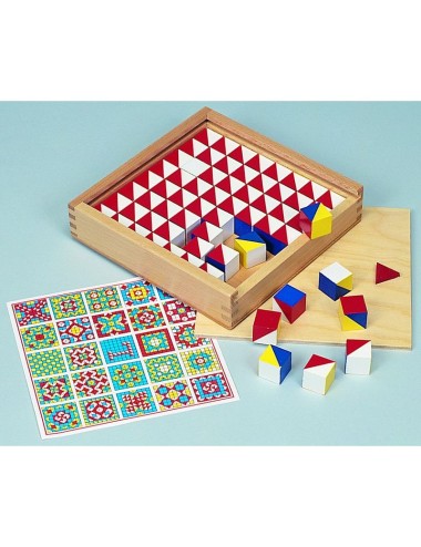 Jeu d'éveil et de motricité cubes multicolores