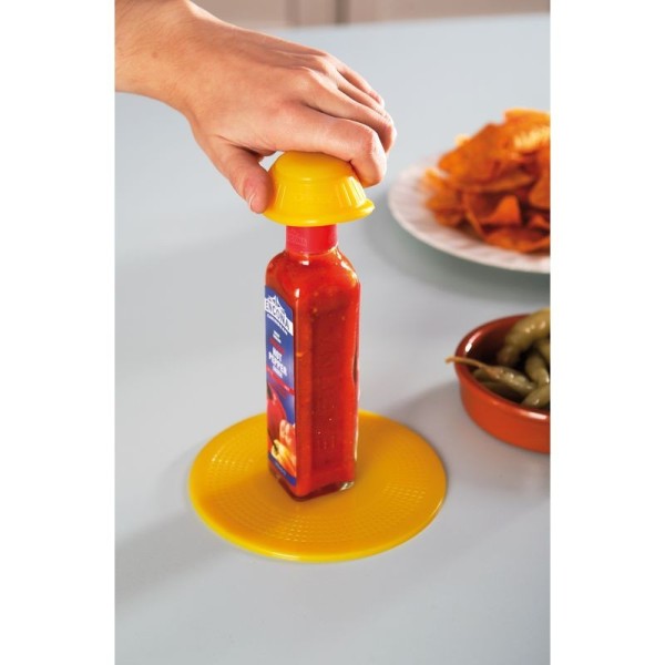 Ouvre-bouteille souple Dycem jaune Ouvre-bouteille souple Dycem jaune