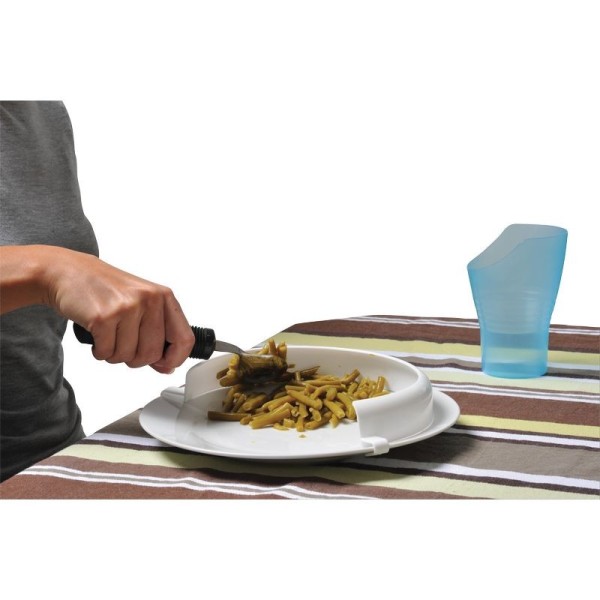 Rebord d'assiette incurvé Rebord d'assiette incurvé