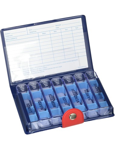 Pilulier medidose Soft touch bleu BIOSYNEX