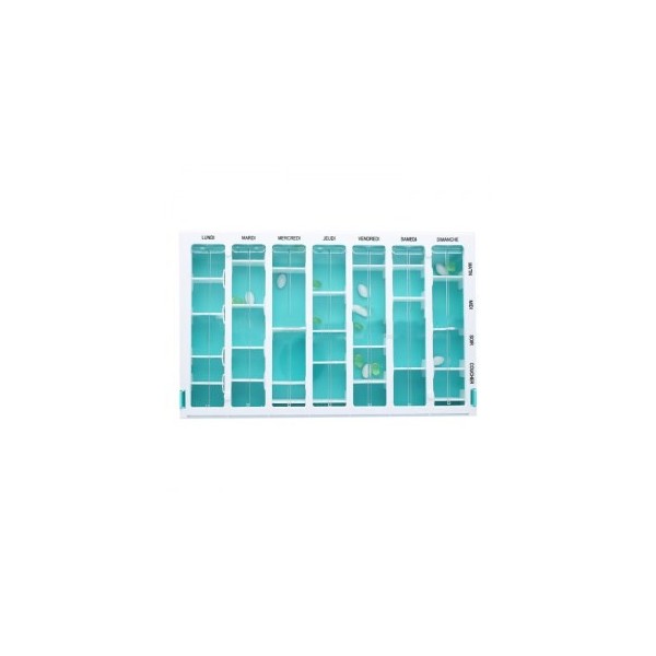 Pilulier hebdomadaire hospitalier Modulable PRATICIMA Pilulier hebdomadaire hospitalier Modulable PRATICIMA