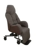 Fauteuil VHP Liberty électrique tissu chiné marron INNOV'SA