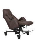 Fauteuil VHP Liberty électrique PVC/PU cacao INNOV'SA