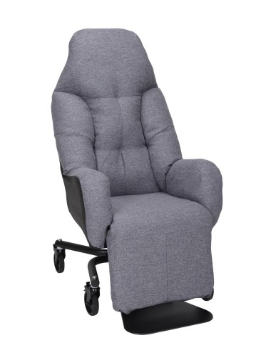 Fauteuil VHP Liberty manuel tissu chiné gris INNOV'SA