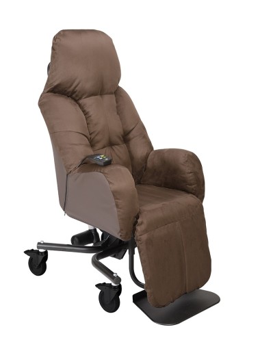 Fauteuil VHP Liberty manuel velours choco édition INNOV'SA