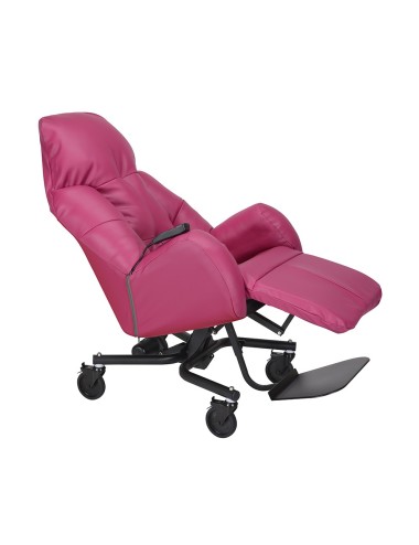 Fauteuil VHP Liberty manuel PVC/PU Framboise INNOV'SA