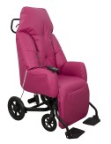 Fauteuil VHP Evasion Electrique PVC/PU framboise INNOV'SA