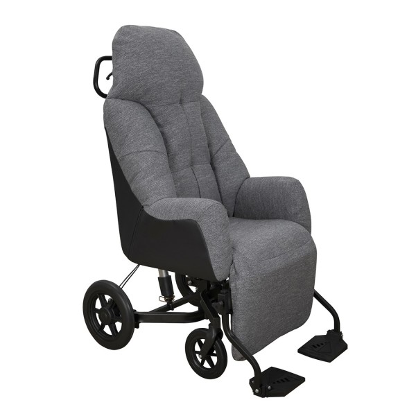 Fauteuil VHP Evasion Manuel Tissu chiné gris INNOV'SA Fauteuil VHP Evasion Manuel Tissu chiné gris INNOV'SA
