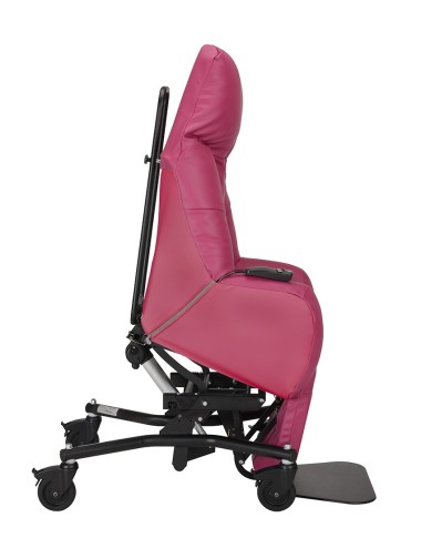 Fauteuil VHP Starlev'II électrique PVC/PU Framboise INNOV'SA