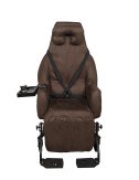 Siège coquille Essentiel électrique avec tablette velours choco édition INNOV'SA