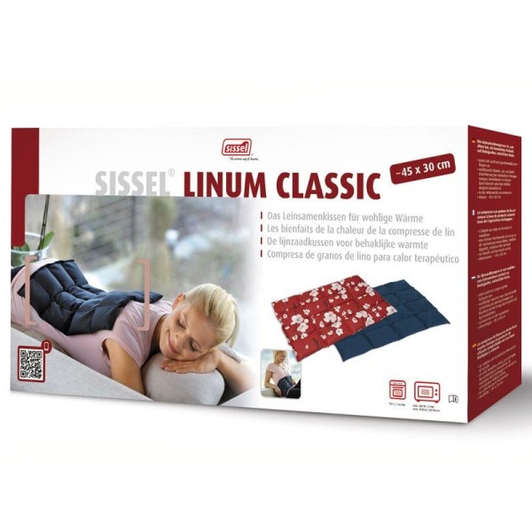 Compresse de lin LINUM CLASSIC 45x30 cm fleurie ou bleue SISSEL Compresse de lin LINUM CLASSIC 45x30 cm fleurie ou bleue SISSEL